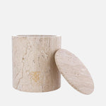 Travertine Candle Holder