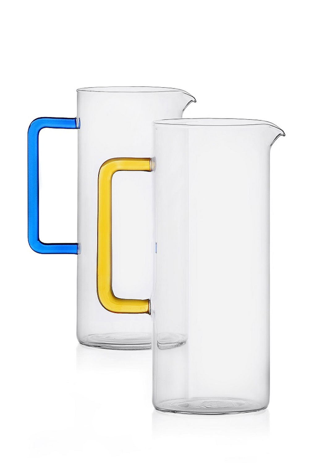 Tube Jug with Blue Handle, 1.2 L
