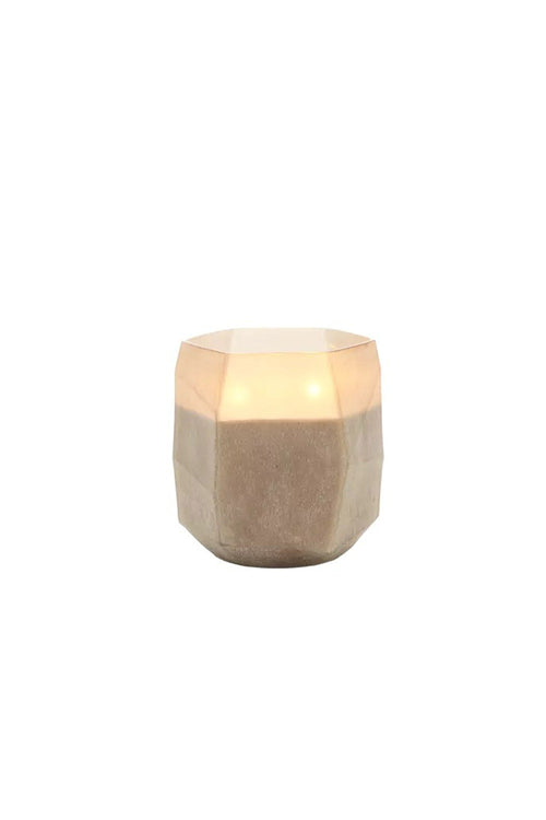 Onno Candle Terre Light Smoked M Ca15.5X17Cm Sage
