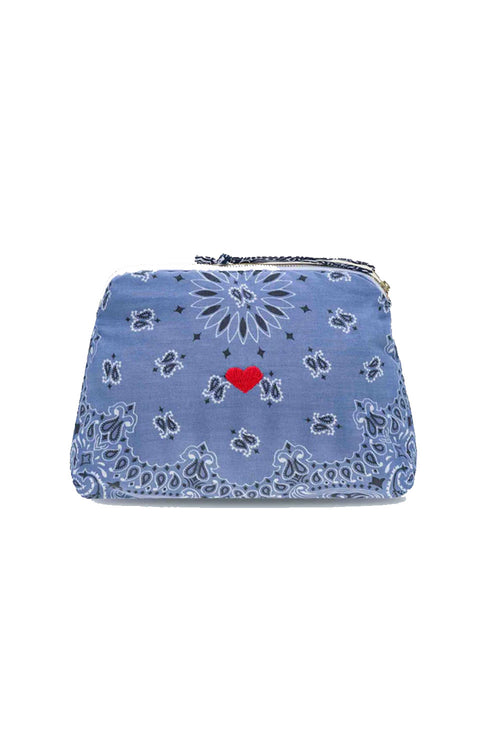 Call It Vanity Large - Coeurchambray/Navy Handcrafted Toiletry Bag