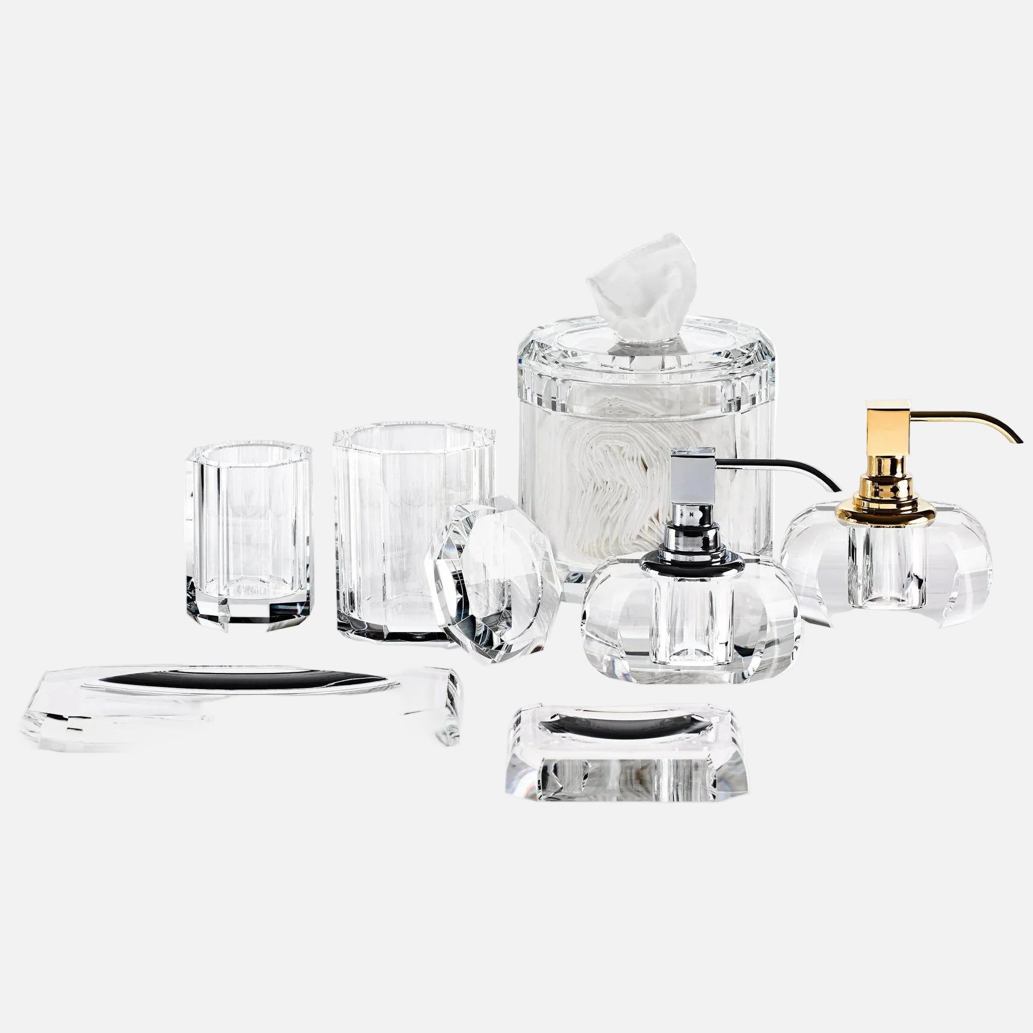 طبق صابون كريستال