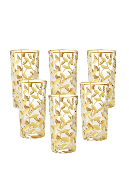 Tumbler F.10 Gold Glass for Home
