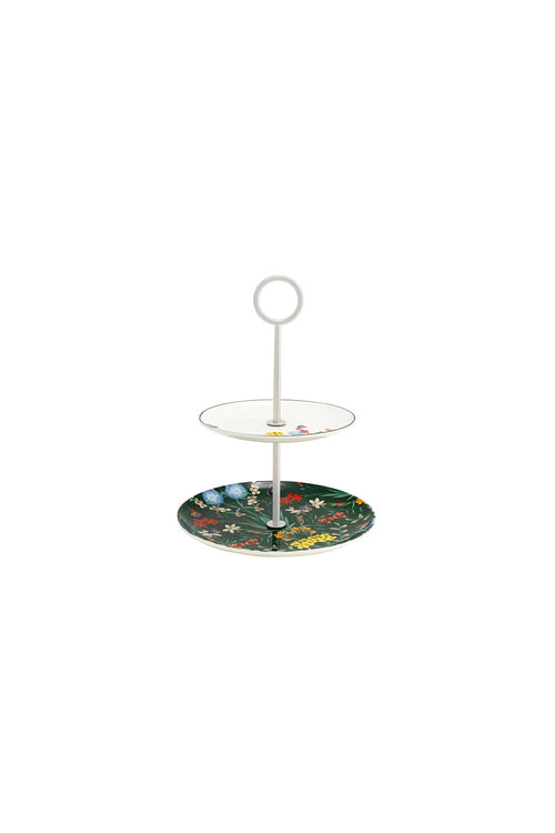 Jardin De Papillons 2 Tier Etagere