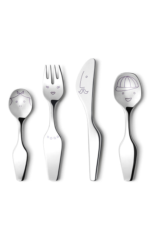 ALFREDO The Twist Family, 4 pcs. cutlery set