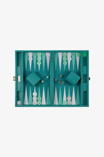 Teal Alligator Medium Backgammon