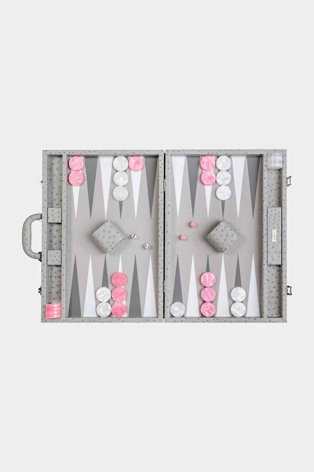 Grey Ostrich Large Backgammon