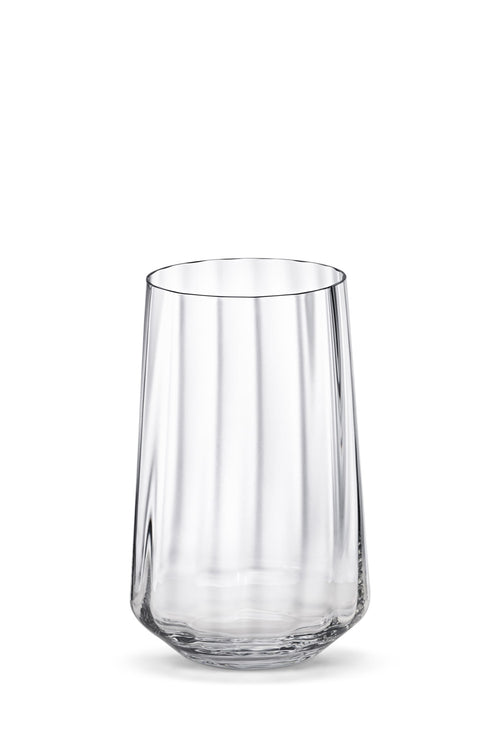 GJ Bernadotte Tall Tumbler Glass Crystalline