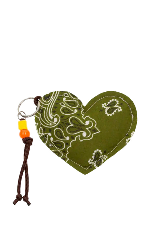 Call It Porte-Clés - Coeur Bronze/Vert Week-End Key Ring