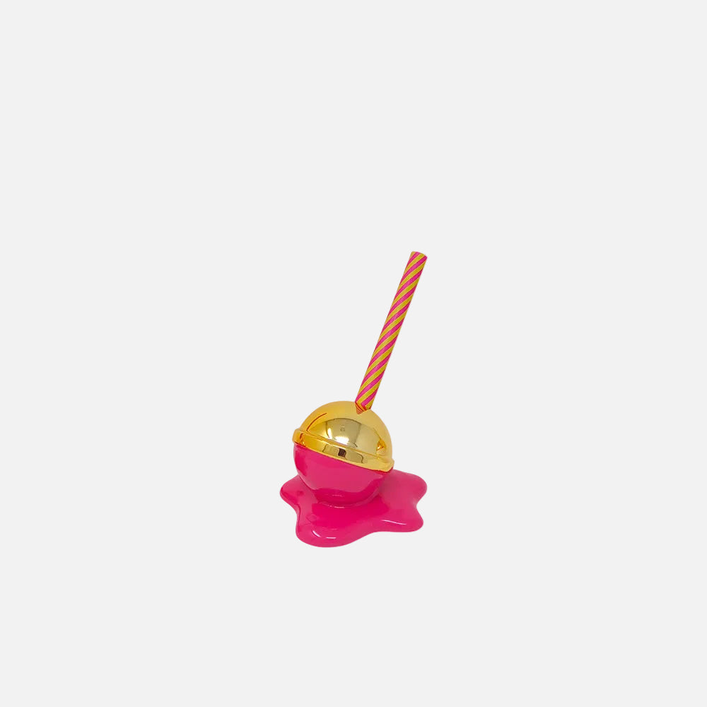 Lovely Lolly Mini Sculpture, Pink & Gold
