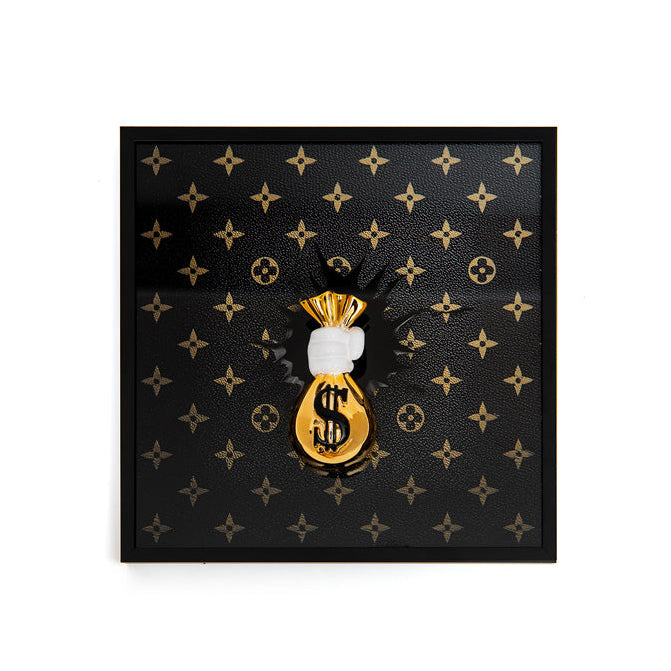 Money Bag Luxury Frame,30x30cm
