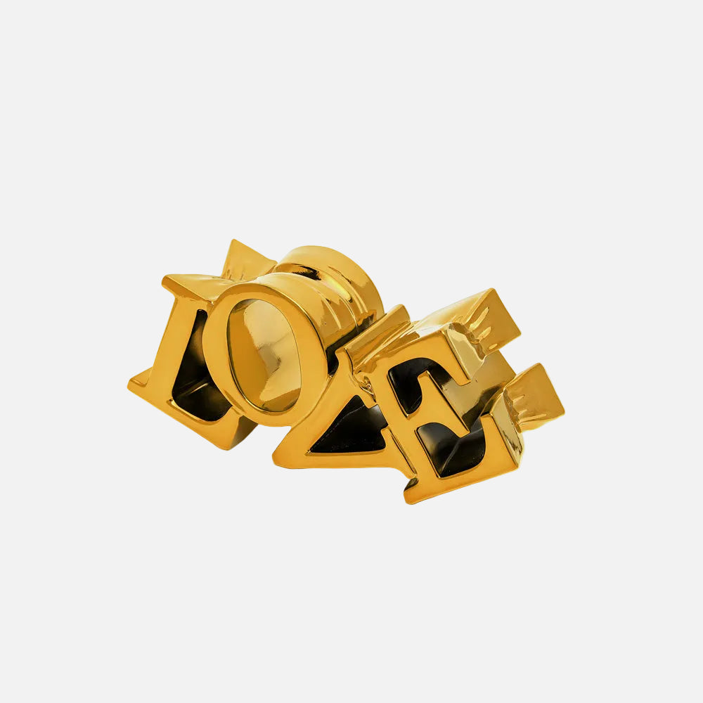 Tight Love Wall Sculpture, Gold, 25cm
