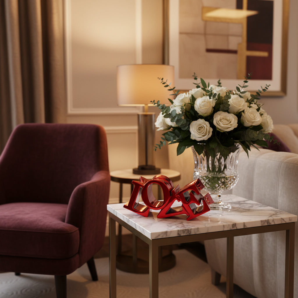 حب ضيق أحمر 25 سم 