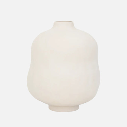 Mille Handmade Ceramic Vase – Almond Milk