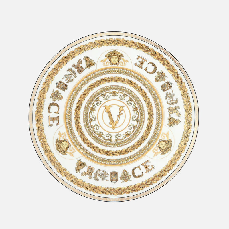Virtus Gala Charger Plate – White Porcelain, (Ø  33cm)