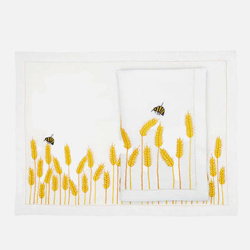 منديل قمح WAWLA - أبيض لهدية Celebrate__x0026__