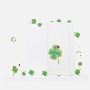 مفرش طاولة WAWLA Clover - أبيض، هدية Celebrate__x0026__