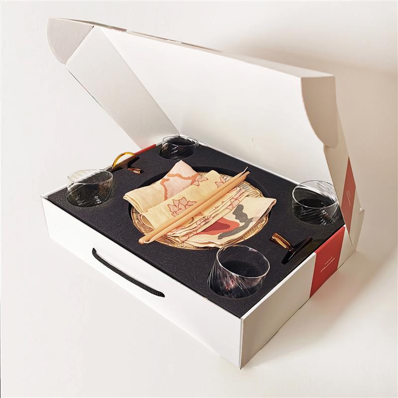 طاولة WAWLAPaP من الخيزران الأنيق للاحتفال__x0026__هدية