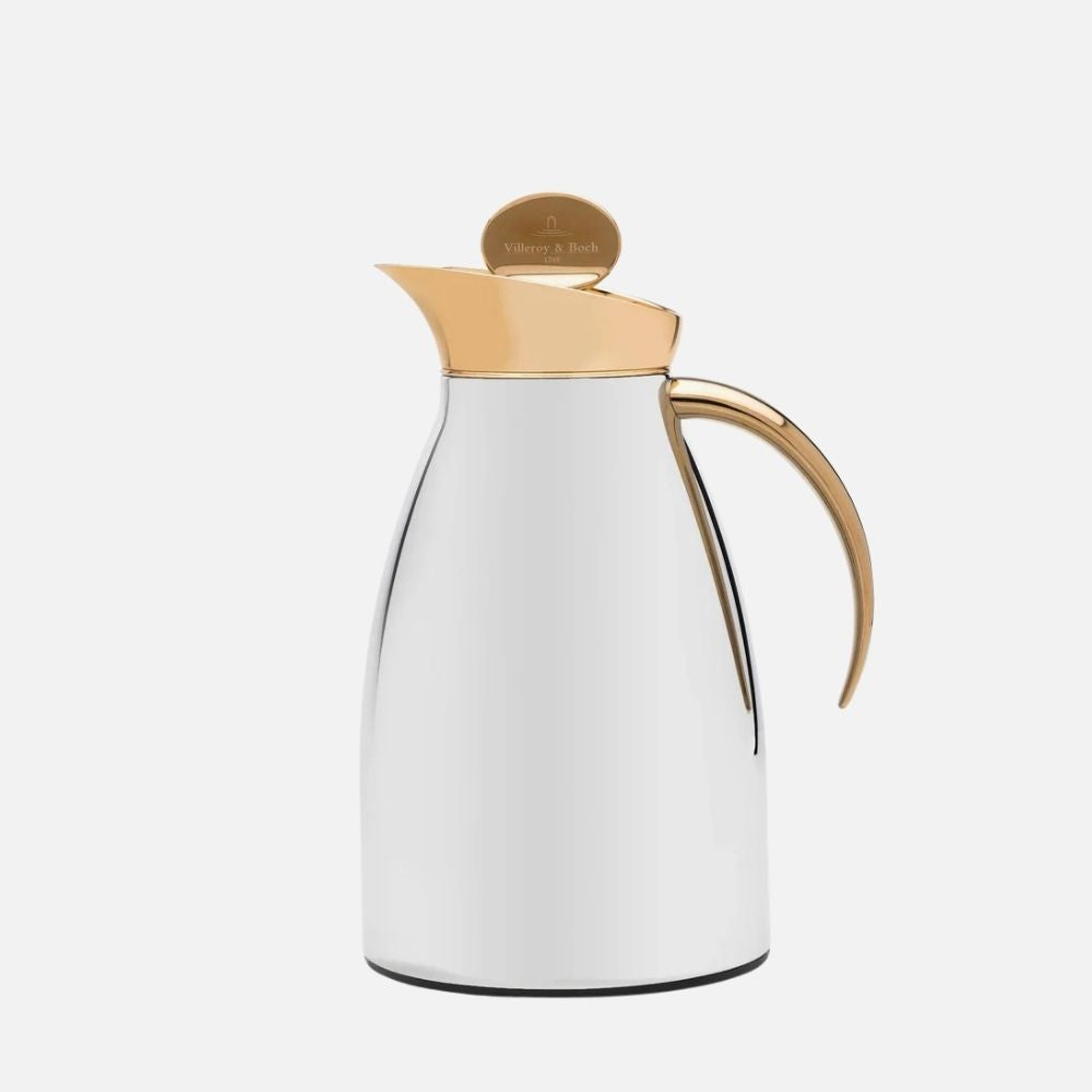 Chic Thermos  – Chrome with 24 K Gold Finish 700ml