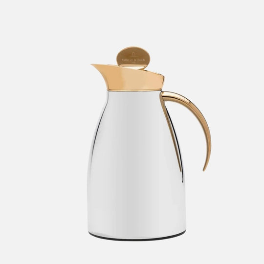 Chic Thermos 0.7 L – Chrome with 24 K Gold Finish