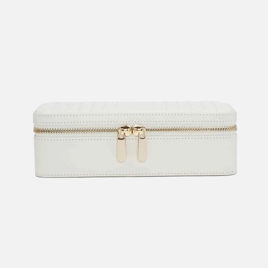 Maria Medium Zip Case in White