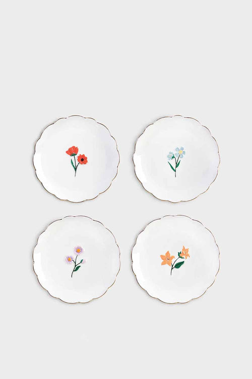 Wildflower Plate, Set Of 4