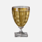 Winston Gold Acrylic Wine Glass