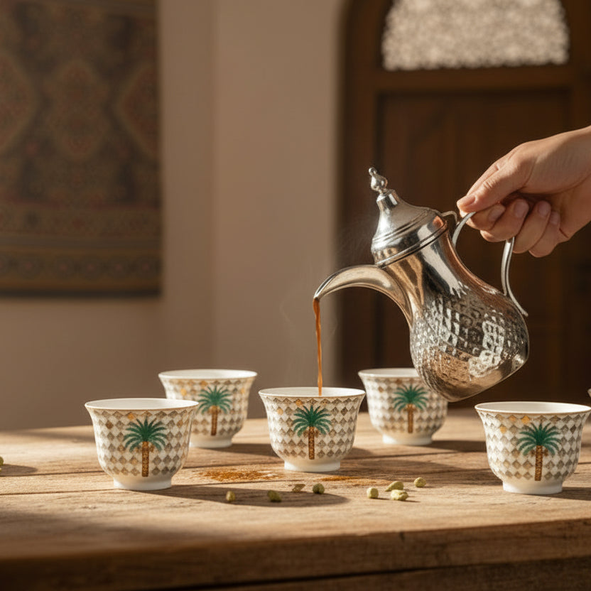 Sahara Rose Chaffe Cups – Set of 6