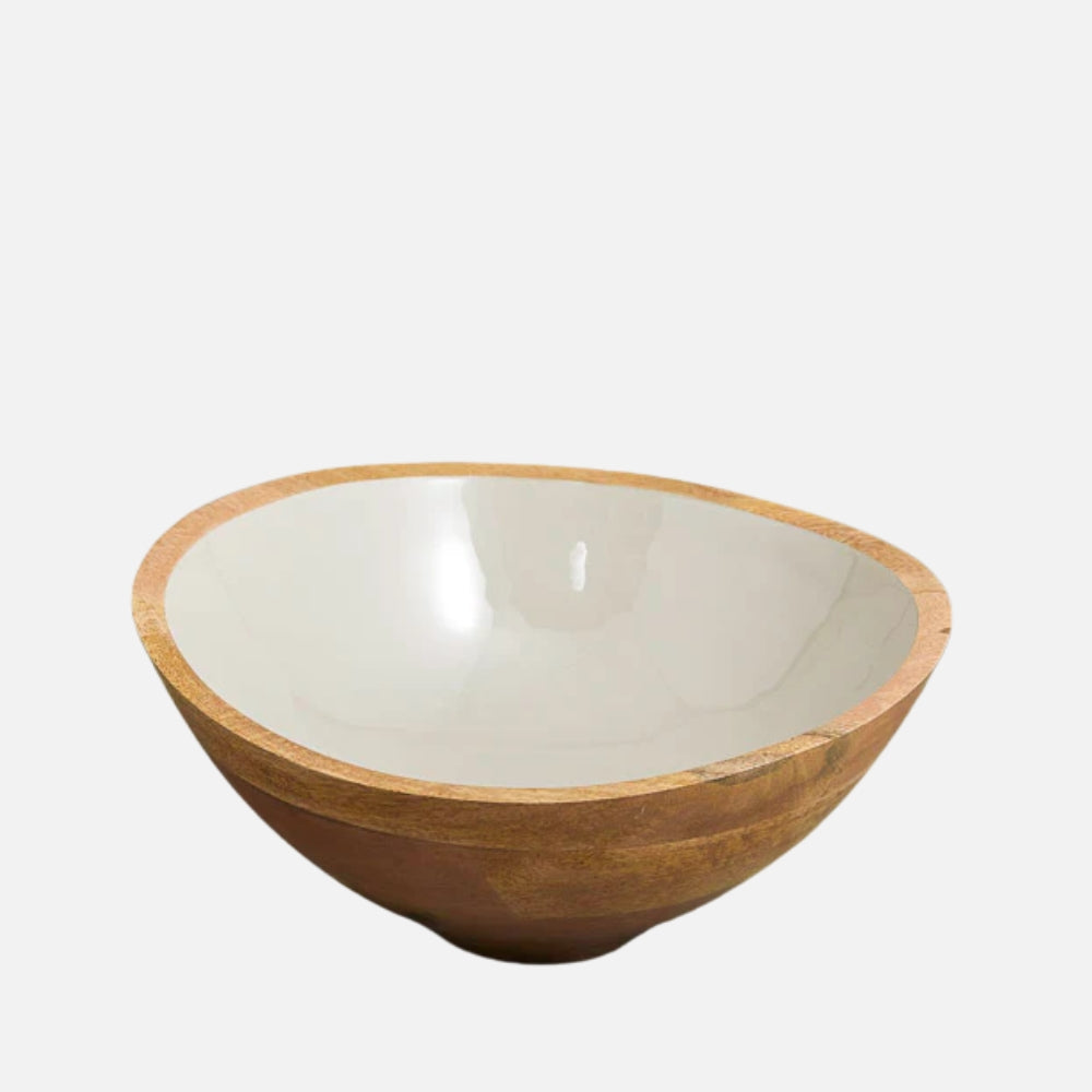 Madras Mango Wood Salad Bowl, 30cm