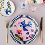 طبق فاكهة الطائر الصغير