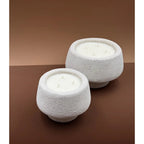 Bougie Travertin – Taille  ( L )