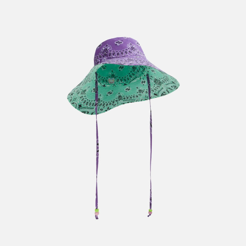 Capeline Hat, Lilac Mint