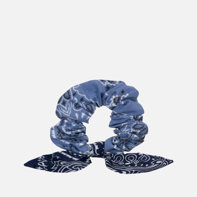 Chouchou Hair Scrunchie, Chambray-Navy