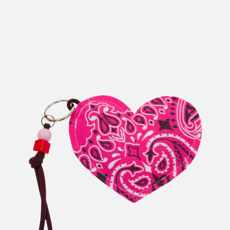 Coeur Key Ring, Fuchsia