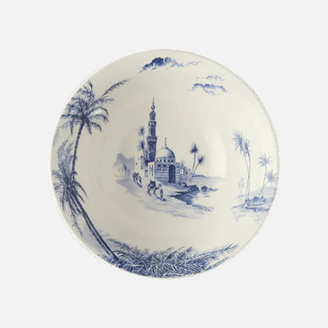 طقم من 4 أوعية أمريكية - ألوان زرقاء غير متطابقة (قطر 16.5 سم)