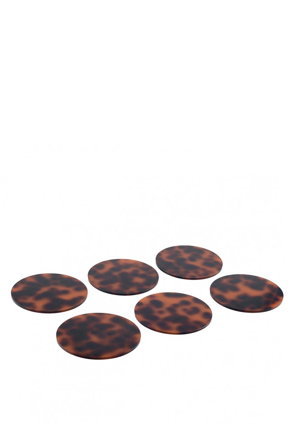 Leopard Coasters, Set of 6