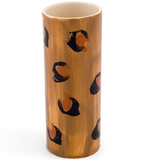 Domino Pot – Large Model, Leopard Pattern