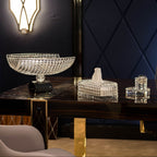 Clear Rectangular Tissue Holder with Base