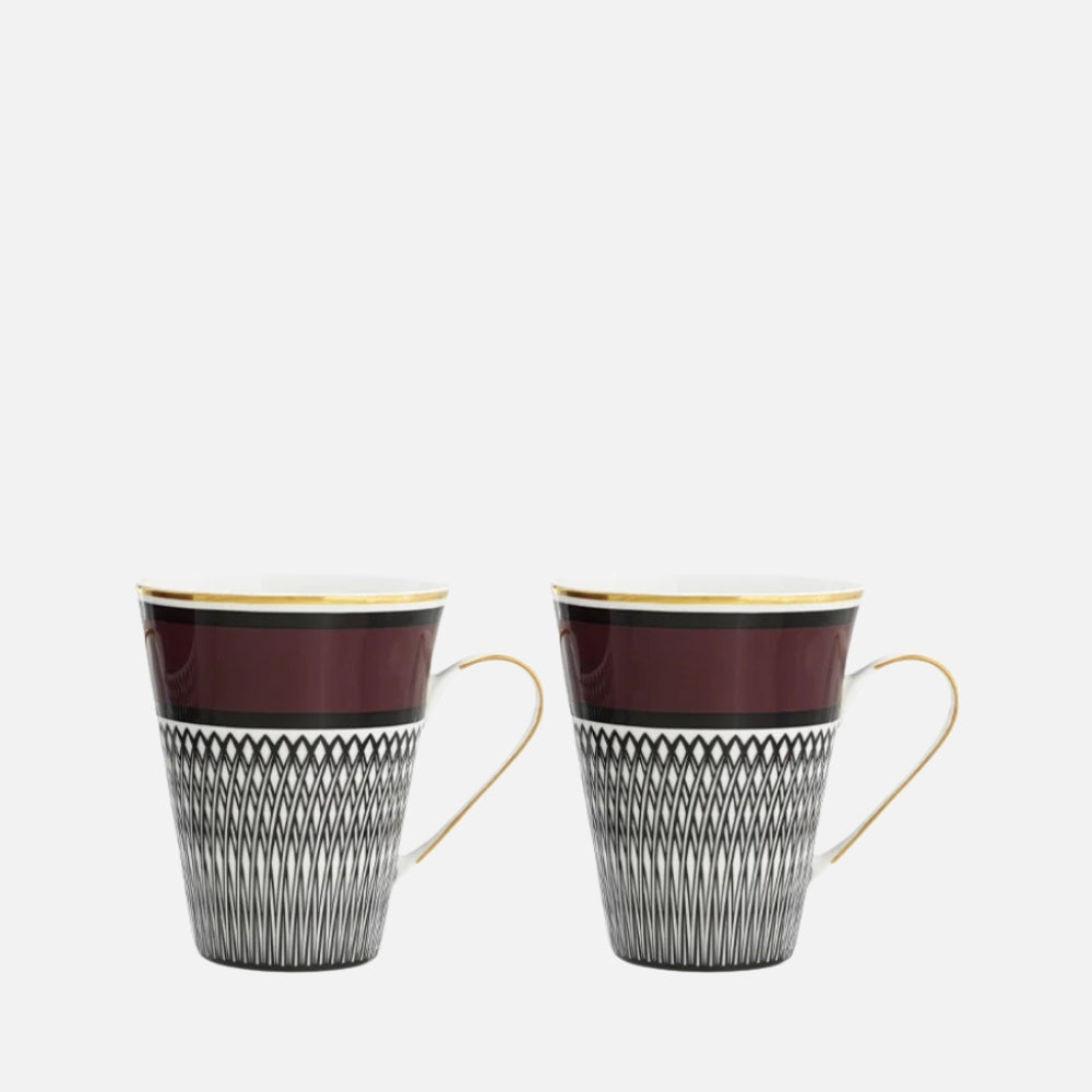 Burgundy Mug (Set of 2)