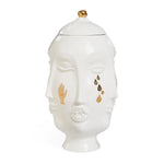 Gilded Frida Urn - Gold Porcelain Vase