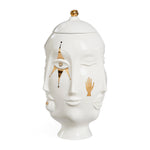 Gilded Frida Urn - Gold Porcelain Vase