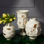 Gilded Dora Maar Urn - Gold Porcelain Decorative Vase