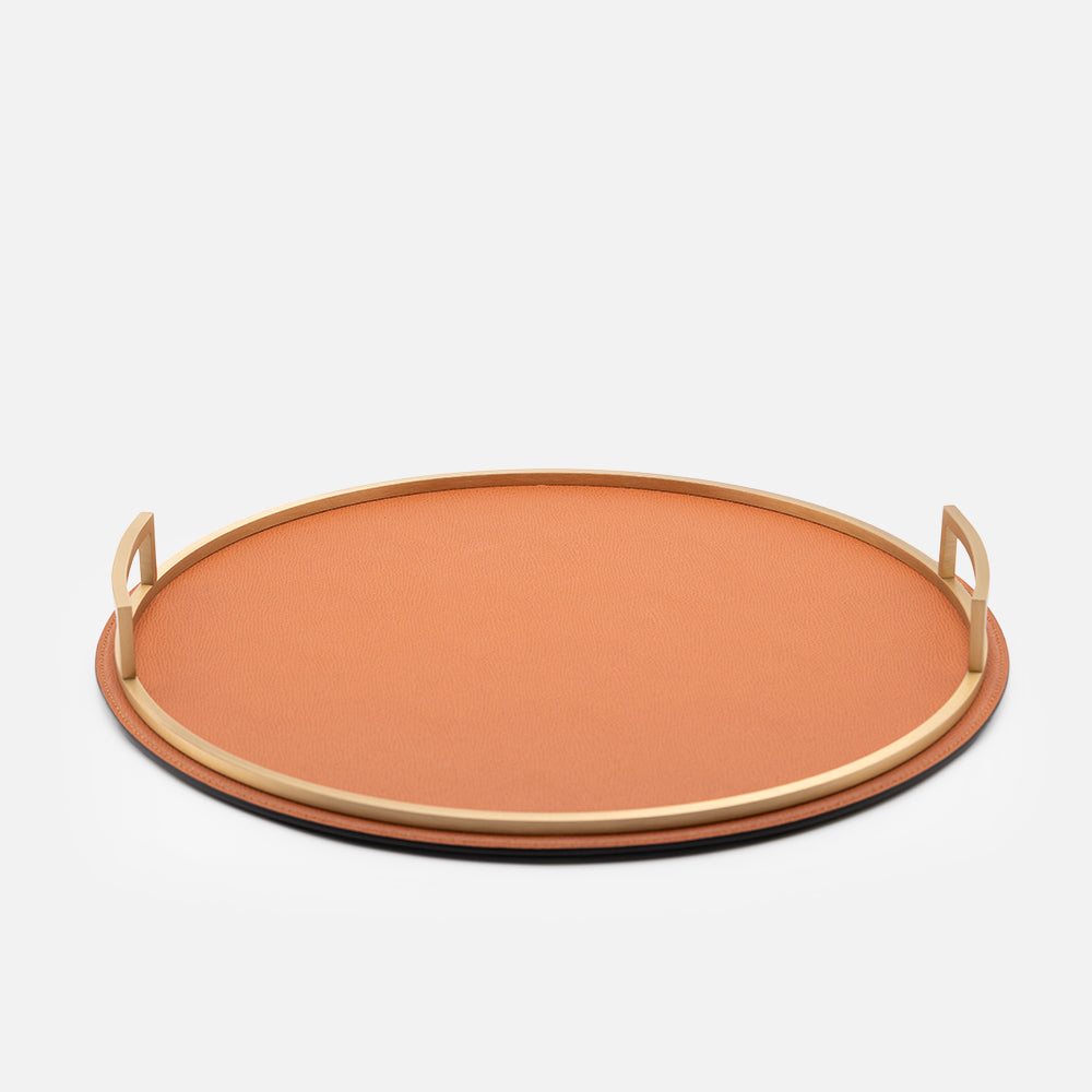 Defile Round Tray Medium, Siena, 36cm