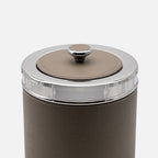 Giobagnara Ocean Ice Bucket, Mud, leather detail