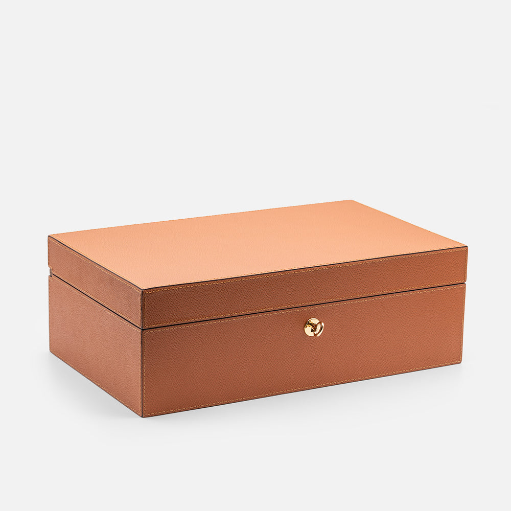 Santiago Cigar Humidor, Siena, 37cm