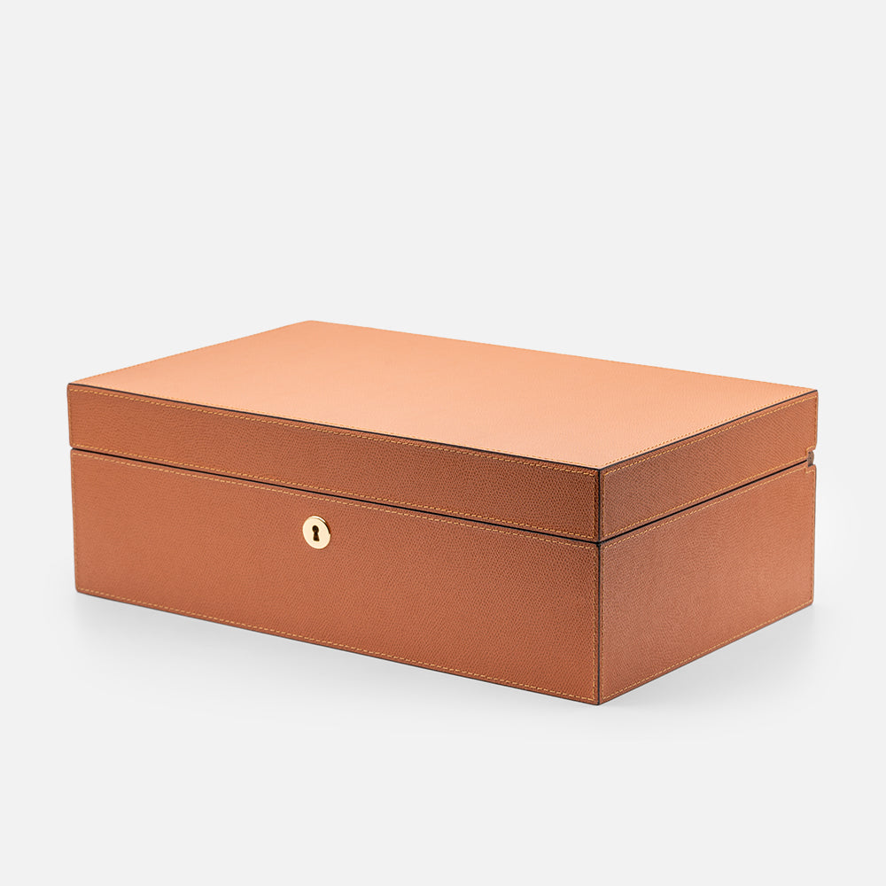 Santiago Cigar Humidor, Siena, 37cm