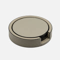 Tao Coaster Holder with 6 Coasters, Beige