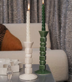 Anna — Cream White Ceramic Candleholder (Small Model)