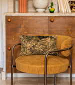 Carino Cushion in Green Foliage Tapestry Fabric (50 x 30 cm)