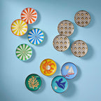 Basketweave Coaster, 10cm, Set of 4