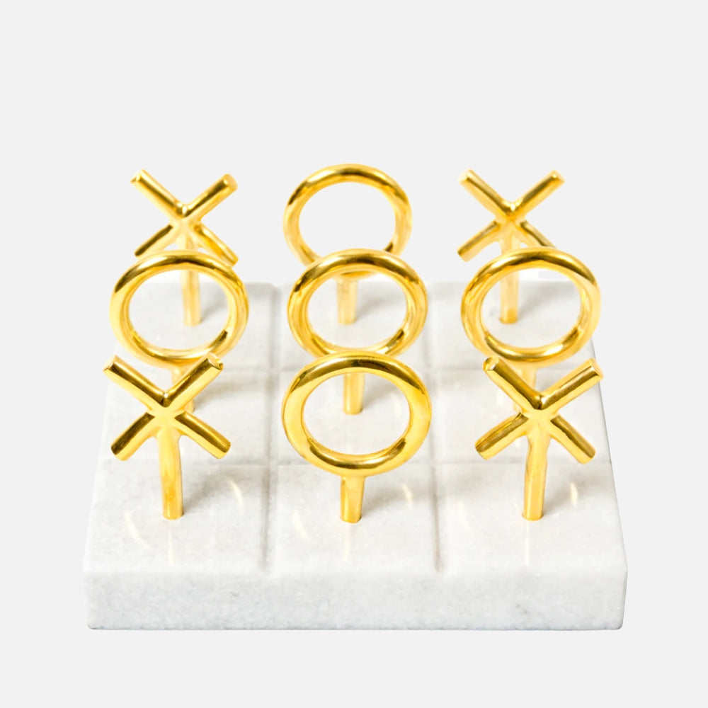 Tic-Tac-Toe on Marble Game